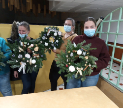 Couronne floral de l'avent 2021